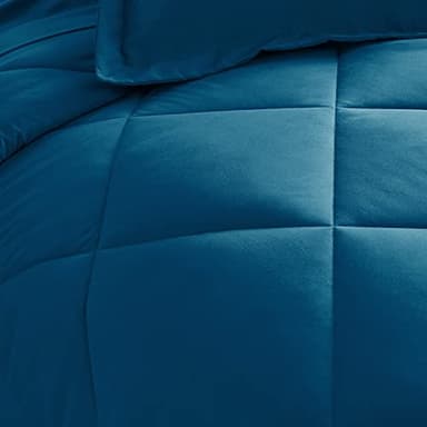 CozyLux Queen Comforter Set Teal - Bed in a Bag Queen Size 7 Pieces, Luxury Soft Bed Set for All Seasons, Bedding Set with Down Alternative Comforter, Sheets, Pillowcases & Shams - Image 9