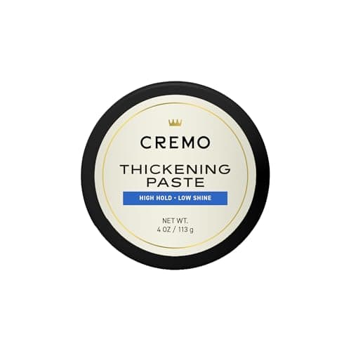 Cremo Mens Hair Paste - Premium Barber Grade Thickening Paste with High Hold and Low Shine, 4 Oz - Image 1