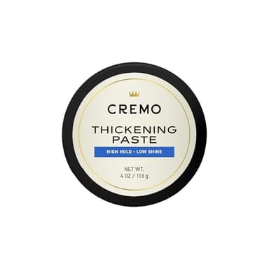 Cremo Mens Hair Paste - Premium Barber Grade Thickening Paste with High Hold and Low Shine, 4 Oz - Image 1