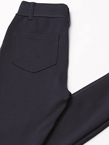 IZOD Girls School Uniform Sensory-Friendly Jegging, Soft Fabric with Flattened Seams, Tagless Pants, Navy, 10 US - Image 3