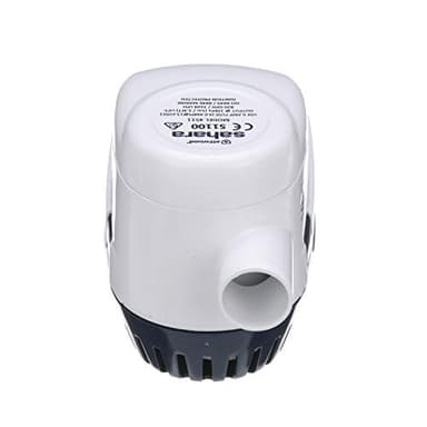 Attwood 4511-7 Sahara S1100 Automatic Bilge Pump, 1100 GPH, 12-Volt, 1.5-Amp Draw, ¾-Inch Interior Diameter Hose, 29-Inch Wire - Image 5