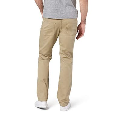 Dockers Men's Straight Fit Jean Cut All Seasons Tech Pants Big & Tall, New British Khaki, 38W x 36L - Image 3