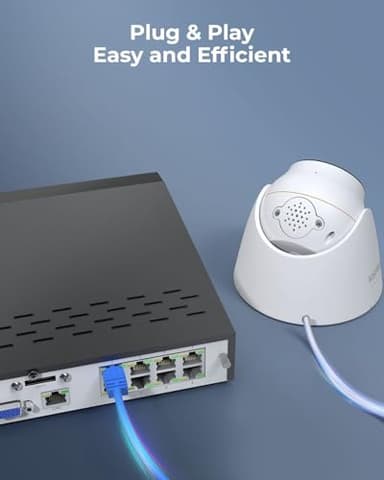 REOLINK RLK8-1200D4-A 12MP PoE Security Camera System, 4pcs H.265 Surveillance IP Cameras Wired in 12 Megapixel UHD, Person Vehicle Pet Detection, Spotlight Color Night Vision, 8CH NVR with 2TB HDD - Image 7