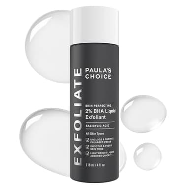 Paulas Choice--SKIN PERFECTING 2% BHA Liquid Salicylic Acid Exfoliant--Facial Exfoliant for Blackheads, Enlarged Pores, Wrinkles & Fine Lines, 4 oz Bottle - Image 1