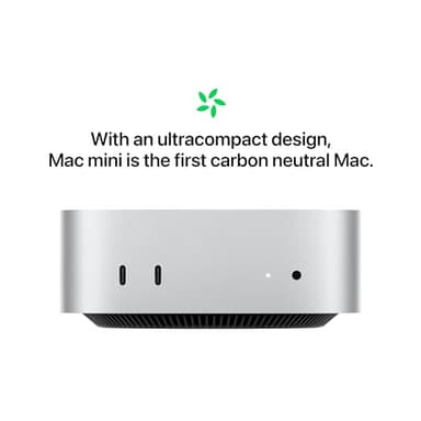 Apple 2024 Mac mini Desktop Computer with M4 Pro chip with 12‑core CPU and 16‑core GPU: Built for Apple Intelligence, 24GB Unified Memory, 512GB SSD Storage with AppleCare+ (3 Years) - Image 5