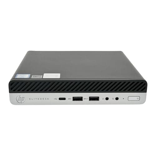 HP EliteDesk 705 G5 Mini PC | Ryzen 5 PRO 3400GE | 8GB RAM | 256GB NVME | Windows 11 Pro | AX210 Wi-Fi 6E + BT | Mini Desktop Computer (Renewed) (8GB RAM + 256GB NVMe) - Image 1