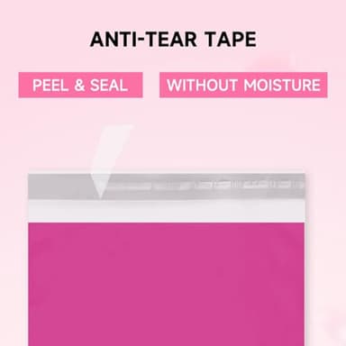 TRAEKESYI Pink Poly Mailers 14.5X19 100 Pack, Strong Adhesive Shipping Envelopes for Clothing/Shirt, Poly Bags for Small Businesses, Waterproof Mailing for Shipping, Packages Bags - Image 4