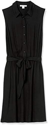 Amazon Essentials womens Sleeveless Relaxed-Fit Woven Shirt Dress - Image 4