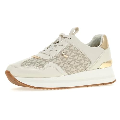 Michael Kors Women's Raina Trainer, Vanilla, 5 - Image 1