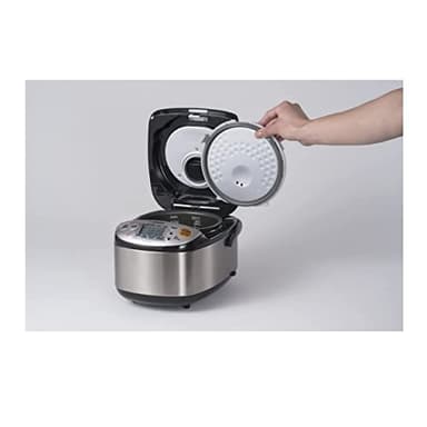 Zojirushi Micom 3-Cup Compact Size, Multiple Settings, Stainless Steel Made, Built-In Retractable Power Cord and Easy to Transport Rice Cooker and Warmer - Image 4