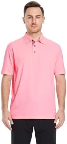 Mens Golf Shirt Short and Long Sleeve Moisture Wicking Dry Fit Performance Solid Casual Pique Golf Polo Shirts for Men - Image 4