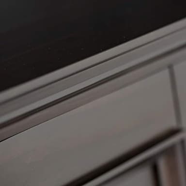 SIMPLIHOME Amherst 32-inch Wide Solid Wood Transitional-Style Low Storage Cabinet in Hickory Brown for Living Room, Entryway, or Dining Area with Adjustable Shelves - Image 9