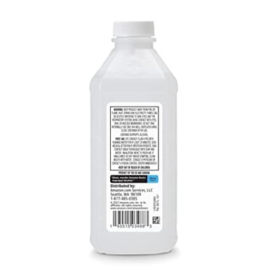 Amazon Basics 99% Isopropyl Alcohol For Technical Use, Unscented, 16 Fl Oz (Pack of 12) - Image 3