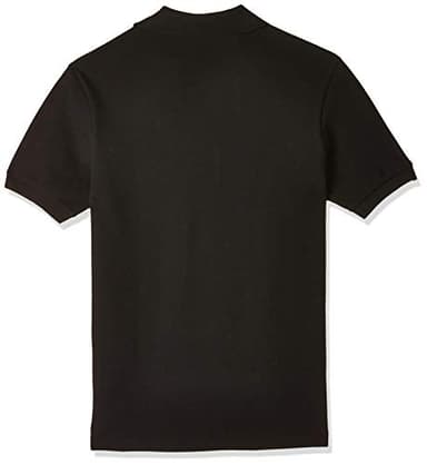 Lacoste Unisex-Child Short Sleeve Classic Pique Polo, Black, 8 - Image 2