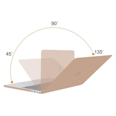 MOSISO Compatible with MacBook Pro 13 inch Case M2 2025, 2024, 2023, 2022-2016 A2338 M1 A2251 A2289 A2159 A1989 A1708 A1706, Plastic Hard Shell&Keyboard Cover&Screen Film&Storage Bag, Bronze Brown - Image 4