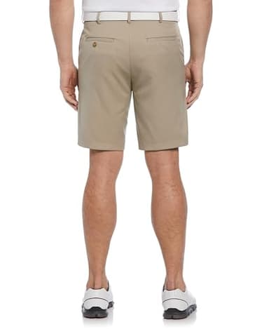 PGA TOUR mens Flat Front With Expandable Waistband, 9" Inseam Golf Shorts, Chinchilla, 40 US - Image 2