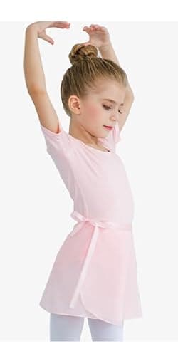 Stelle Ballet Leotards for Girls Toddler Dance Dress Outfit Combo with Skirt and Tights (Toddler/Little Kid/Big Kid)(Ballet Pink (Adjustable Tie), 85) - Image 5