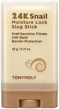 TONYMOLY 24K Snail Moisture Facial Stick 20g – Hydrating Multi Balm with Snail Mucin & 24K Gold for Glowing Skin, Anti-Aging Skincare, Moisture Barrier Protection, Korean Skincare - Image 3
