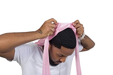 4PCS Silky Durags for Men Women 360 Waves with 1 Wave Cap, Silky Satin Durag Extra Long Tails - Image 4