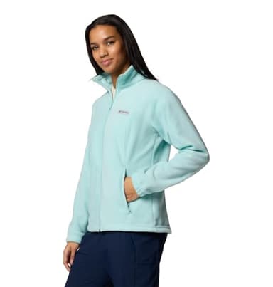 Columbia Womens Benton Springs Full Zip Fleece Jacket, Spray, 2X - Image 3