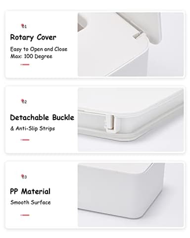 Wipes Dispenser, Wipe Holder for Baby & Adult, Seposeve Refillable Wipe Container, Keeps Wipes Fresh, Far from Dirty Wipes, Easy Open/Close Wipes Pouch Case, Black - Image 6