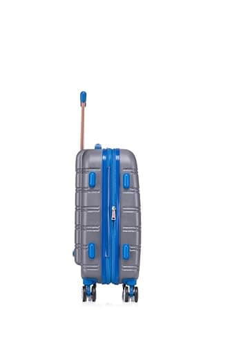 Rockland Melbourne Hardside Expandable Luggage with Spinner Wheels, Grey, 20"/14" 2pc Set - Image 3