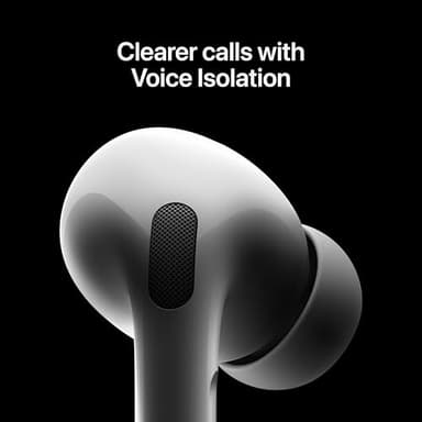 Apple AirPods Pro 2 Wireless Earbuds, Active Noise Cancellation, Hearing Aid Feature, Bluetooth Headphones, Transparency, Personalized Spatial Audio, High-Fidelity Sound, H2 Chip, USB-C Charging - Image 6