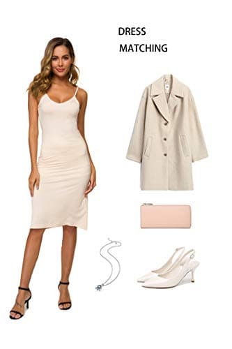 LB LIFEBEST Women's Full Slips Cami Long Spaghetti Strap Under Dress - Image 6