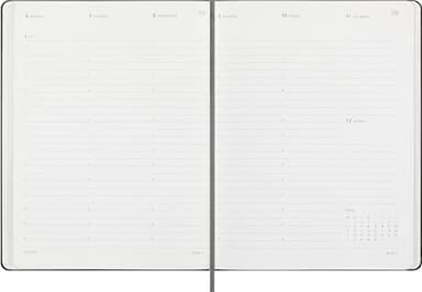 Moleskine 12 Month 2025 PRO Smart Weekly Vertical Planner, Hard Cover, XL (7.5" x 9.5") Black - Compatible with Moleskine Pen+ (Sold Separately) & App - Image 6