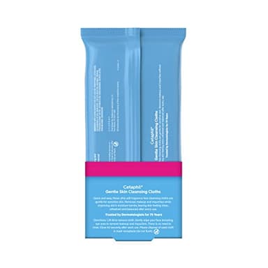 Cetaphil Face and Body Wipes, Gentle Skin Cleansing Cloths, 50 Count, Twin Pack, for Dry, Sensitive Skin, Flip Top Closure, Great for the Gym, Travel, in the Car, Hypoallergenic, Fragrance Free - Image 2