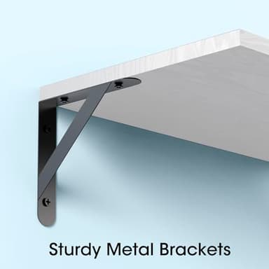 DAWASAPAT Projector Mount, White Small Mini Projector Shelf/Cable Box Wall Mount/Router Wall Mount, Projector Holder Stand Accessories with Cable Ties-2pcs - Image 7