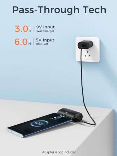 Taegila 2Pack Portable Phone Charger for iPhone 17, USB C Power Bank 5000mAh with Built-in Cable & LCD Display, Compact Mini Battery Pack for iPhone 15 16 17 Series, Samsung Galaxy, Android Phones - Image 6