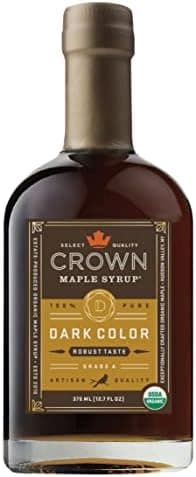 Crown Maple Dark Color, Robust Taste Organic Maple Syrup, 100% Pure, Enhance Cocktails, Marinades and Pancakes, 12.7 Fl Oz (Pack of 6 - Image 3