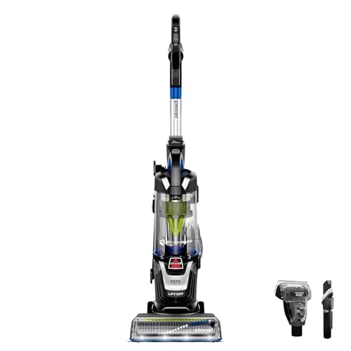 BISSELL Pet Hair Eraser Turbo Lift-Off Vacuum, w/Self-Cleaning Brush Roll, HEPA Filtration, Powerful Pet Hair Pickup with TurboBrush Pivot Tool & LED-lit dusting Brush & Crevice Tool, 3774F - Image 1