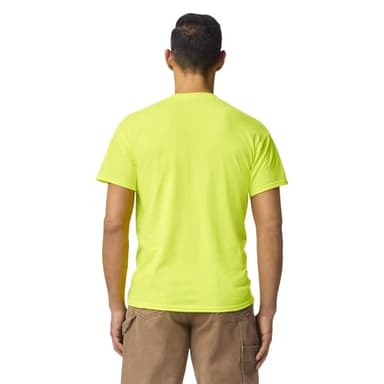 Gildan mens Dryblend Workwear T-shirts With Pocket, 2-pack T Shirt, Safety Green, Large US - Image 3