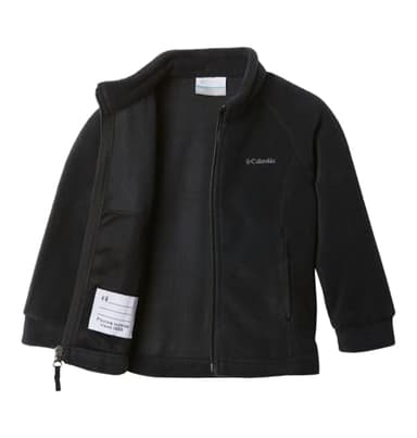 Columbia unisex-baby Benton Springs Fleece Jacket, Black, 18-24 Months - Image 3