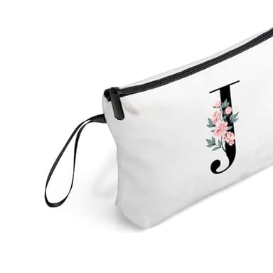 KONSOM Gift for Friend Woman,Gifts for Moms Birthday,Bridesmaid Gifts,Custom Makeup Bag with Mirror,Gifts for Woman Unique,Sister Gifts,Gifts for Young Women,Mothers day Gifts,Personalized Gifts,(J) - Image 5