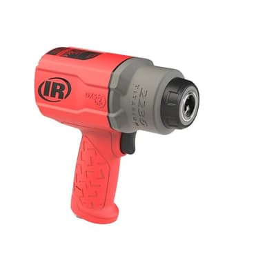 Ingersoll Rand 2236QTIMAX-R DXS2 1/2" Air Impact Wrench, Quiet, 1500 ft-lb Torque, Titanium Hammercase, Friction Ring Retainer, Red - Image 2