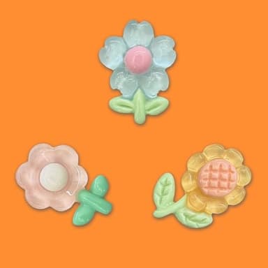 Flowers Shoe Decoration Charms for Clog, Cute Resin Charms Accessories for Adults - Image 4