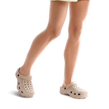 Beslip Womens Mens Garden Clogs Shoes with Arch Support Unisex Comfort Slip-on Sandals, Khaki 43 (10.5-11 Women/9-9.5 Men) - Image 5