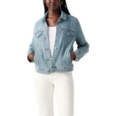 Levi's Womens Original Trucker (Also Available In Plus) Denim Jacket, Jeanie, Medium US - Image 1