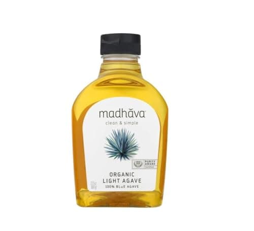 MADHAVA Organic Light Agave (92 oz, Pack of 2), Liquid Sugar Alternative, 100% Pure Organic Blue Agave Nectar, Vegan, Non-GMO, Natural Sweetner, Clean Drink Mix - Image 1