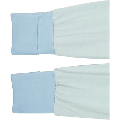 Gaiibbt 3PACK Baby Rompers Footless 2 Way Zipper Long Sleeve Pajamas aqua green+Lake Water Blue+Grey Orchid 12-18 M - Image 5