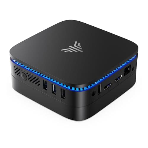 KAMRUI AK1PLUS Mini PC, N95 Processor (up to 3.4GHz), 8GB DDR4 RAM 256GB M.2 SSD, Mini Desktop Computer Support 2.5" SSD, Dual 4K, WiFi, Ethernet for Business, Office, Home - Image 1