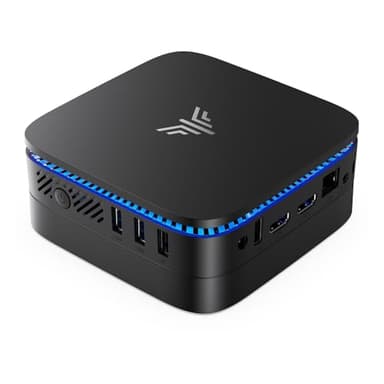 KAMRUI AK1PLUS Mini PC, N95 Processor (up to 3.4GHz), 8GB DDR4 RAM 256GB M.2 SSD, Mini Desktop Computer Support 2.5" SSD, Dual 4K, WiFi, Ethernet for Business, Office, Home - Image 1