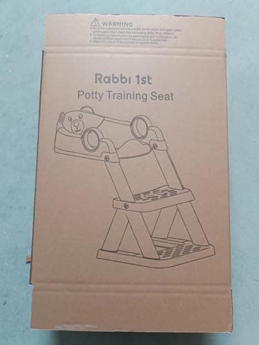 Rabb 1st Potty Training Seat, Upgrade Toddler Toilet Seat for Kids Boys Girls, 2 in 1 Potty Training Toilet, Splash Guard Anti-Slip Pad Step Stool - Image 8