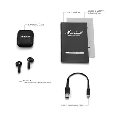 Marshall Minor IV True Wireless Earbuds - Black - Image 11