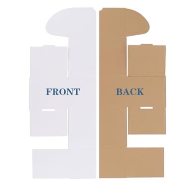 ZBEIVAN 7x5x3 White Shipping Boxes Set of 25, Corrugated Cardboard Mailer Boxes for Packaging Small Business Mailing Gifts - Image 5