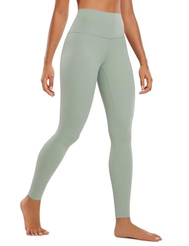 CRZ YOGA Butterluxe High Waisted Lounge Leggings 28'' - Workout Yoga Pants for Women Buttery Soft Green Palm Court Medium - Image 1