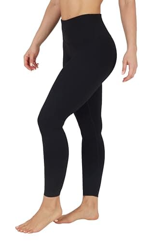 90 Degree By Reflex High Waist Power Flex Tummy Control Leggings - Black - Small - Image 1